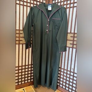 J.McLaughlin Valentina Dress in Olive & Pink Lining